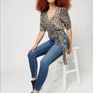 Buffalo David Bitton Leopard Print Top